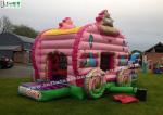 Princess carriage inflatable jumping castle slide with lead free material on