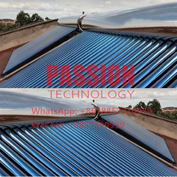 316 Stainelsss Steel 300L Solar Heating Glass Pipe Hotel Solar Water Heater