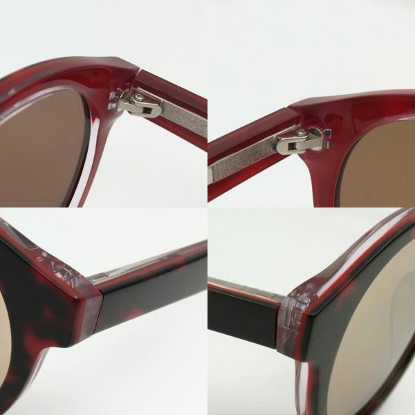 Round fasion acetate plastic sunglasses for Women mirror lens UV protection 400