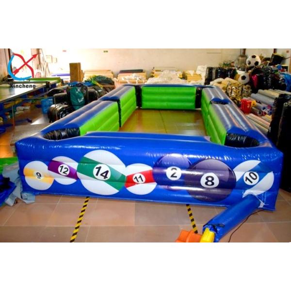 Customized Inflatable Snooker Sport Games Interactive Inflatable Sport Games