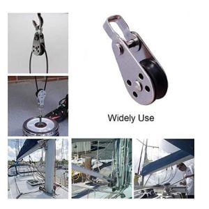 Zinc Alloy Die Cast Pulley Single Wheel Screw Pulley