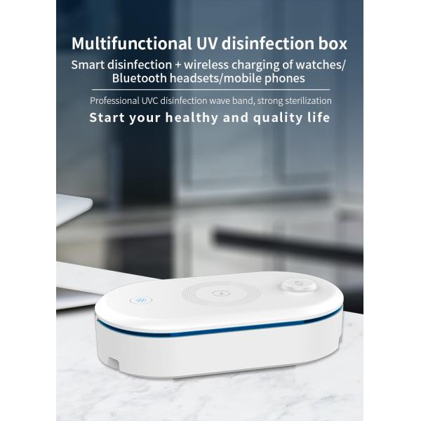 15W 4 in 1 Multifunctional ABS Wireless Charger UV Disinfecting Box