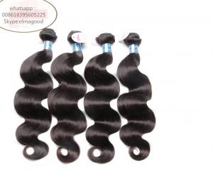 China long hair style body wave Mongolian black virgin hair on sale