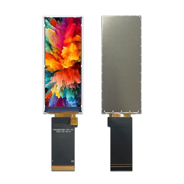 40 Pin 2.86-inch TFT LCD Display 376×960 HVGA With ST7701SN Driver IC RGB Interface
