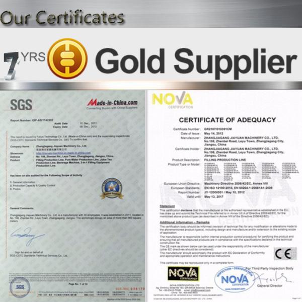 Rotary Filling Machine For Pure Mineral Water Filling