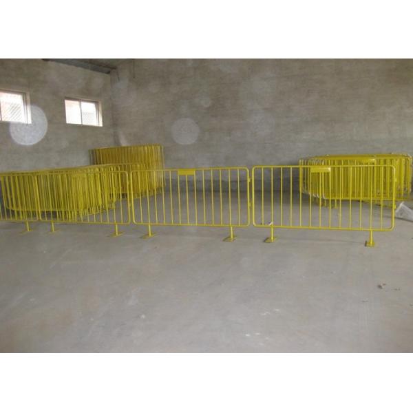 Temporary Crowd Control Barriers / Crowd Safety Barriers For Public Events