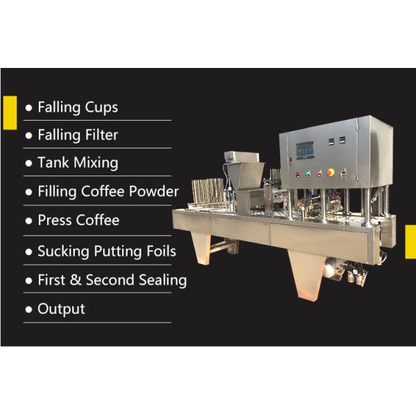4KW Cup Filling Sealing Machine