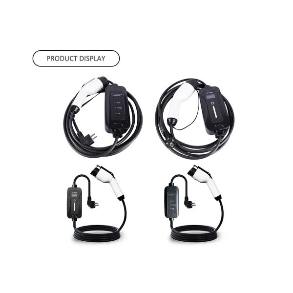 Portable Outdoor Rated EVSE Electric Vehicle Charging Pile 110V-250V