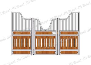 China Black Powder Coated European Horse Stalls Fronts And Horse Stall Panels on sale