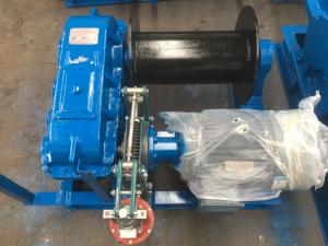 China Blue Color Light Duty Electric Winch 5 Ton With 100 Meters Steel Wire Rope wholesale