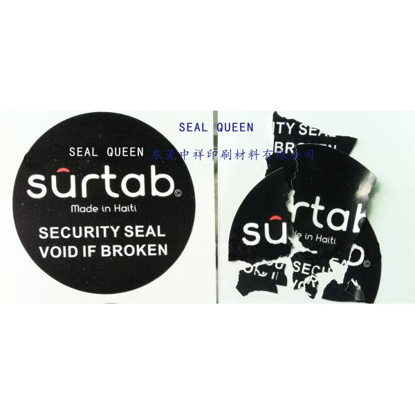 Colourful / Blank Thin Destructible Vinyl Stickers Eggshell Sticker Security Labels