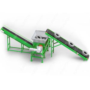 3000 Kg / H Waste Tyre Recycling Machine CE SGS , Old Tyre Recycling Machine