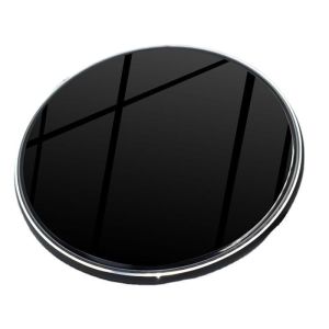 China 15 Watt Portable Qi Wireless Charger Pad Aluminum Alloy Acrylic Plate on sale
