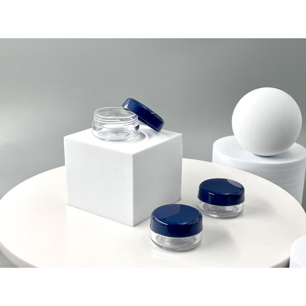 Custom Order Accepted 10ml Round Shape Colorful PP Cosmetic Jar for Skin Care Cream