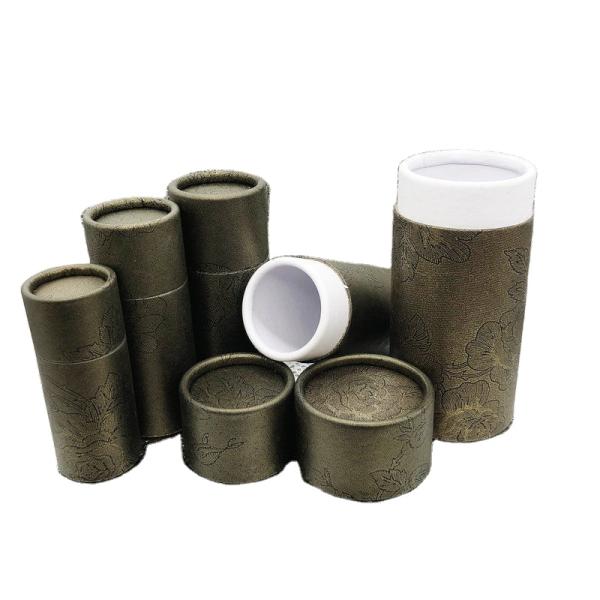 Customized Paper Tube Packaging , Cylinder Flower Box With CMYK Color