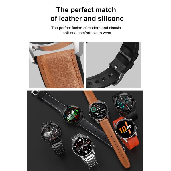 DT92 Smart Watch Women Men Call 1.3 Inch Touch Screen Retina Display Scree Round Charging Smartwatch 2020 PK L13 L16