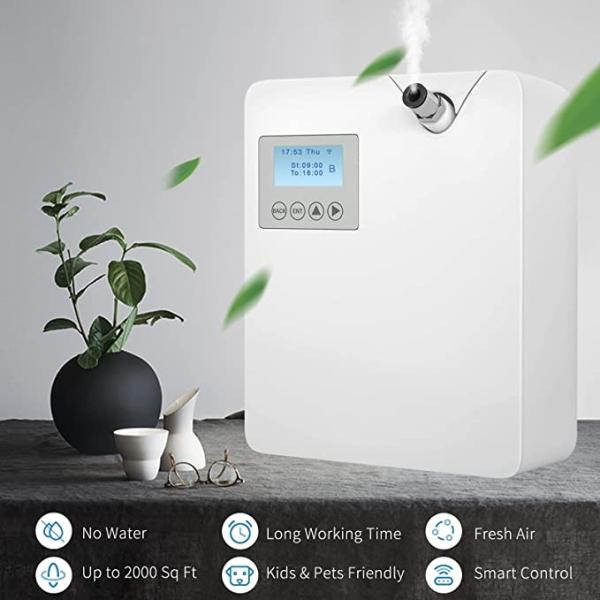 HOMEFISH Hotel HVAC Scent Machine Diffuser 300ml Customize Logo