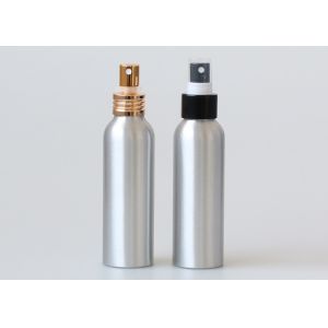 China Silver Aluminum Cosmetic Bottles 100ml Cosmetic Packaging Polished wholesale