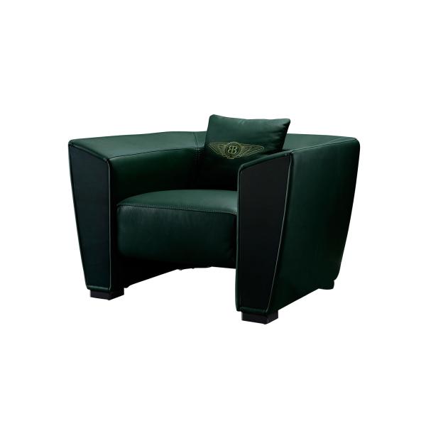 Light luxury design furniture of fashion sofas by Leather upholstered with glossy painting wood frame