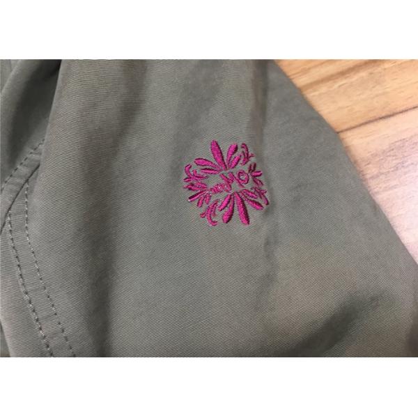 Parka Olive Green Hoodie Jacket Detachable Fur Lining Warm Womens Coats