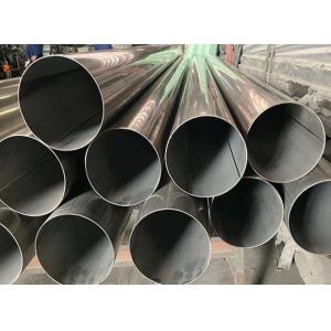 Buy cheap Round Black Welded Stainless Steel Pipe 6mm 304L Polishing Surface from wholesalers