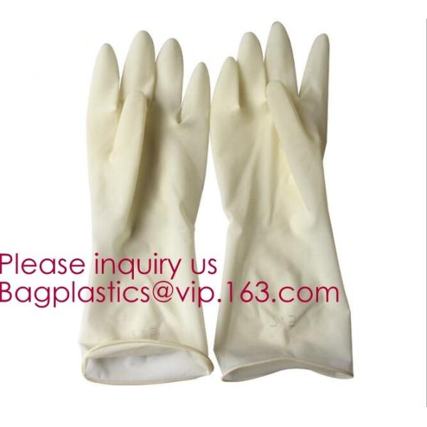 Latex Gloves Powder Free / Disposable Food Prep Cooking Gloves / Kitchen Food Service Cleaning Gloves, bagease, bagplast