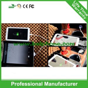 Cell phone battery 4usb charger for car