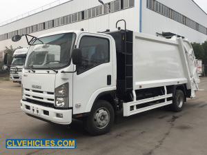 China ISUZU ELF Diesel Waste Management Garbage Truck 190hp 10ton on sale