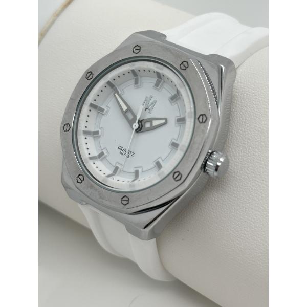 Luminous Hands Silicon Strap Watch Quartz Movement With 20mm Band