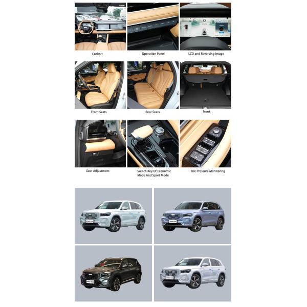 5 Door Used Geely Car Hybrid Electric Second Hand SUV Car Geely Monjaro Tugella