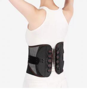 China Breathable Mesh Pulley Back Brace Lightweight Lumbar Adjustable Compression Support on sale