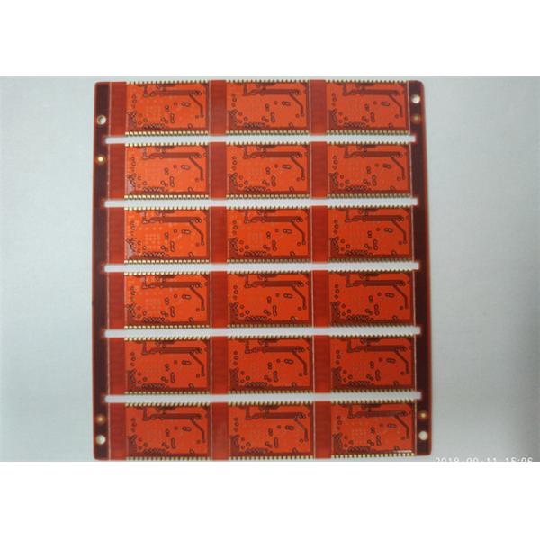 4L Rigid Printed Circuit PCB&Industrial Control Board Red Soldermask White Silkscreen