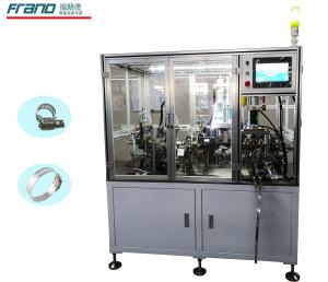 China Non Standard German Hose Clamp Machine , Auto Assembly Machine Multi - Diameter 70/90/110/130mm wholesale
