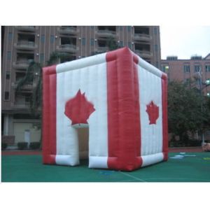 China giant inflatable cube tent inflatable canada maple leaves tent wholesale