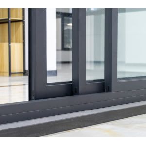 China Waterproof Aluminum Framed Door Large Sliding Glass UPVC Laminated wholesale