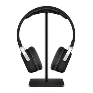 China Anti Scratch Desk Gaming Headphone Stand 23cm Aluminum Base wholesale