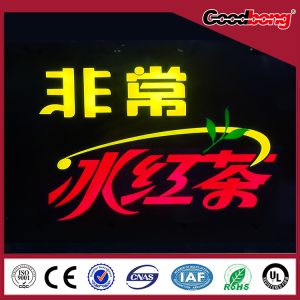 China edge light acrylic LED channel letter signs on sale