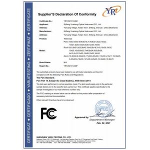 Lijing International Optical Equipment Factory Certifications