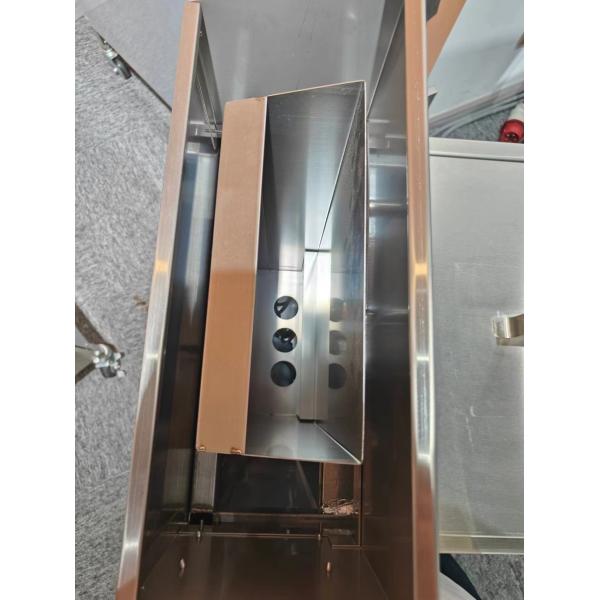 Gas Heating 220V Digital Computer Panel One Pot Two Baskets Open Deep Fryer