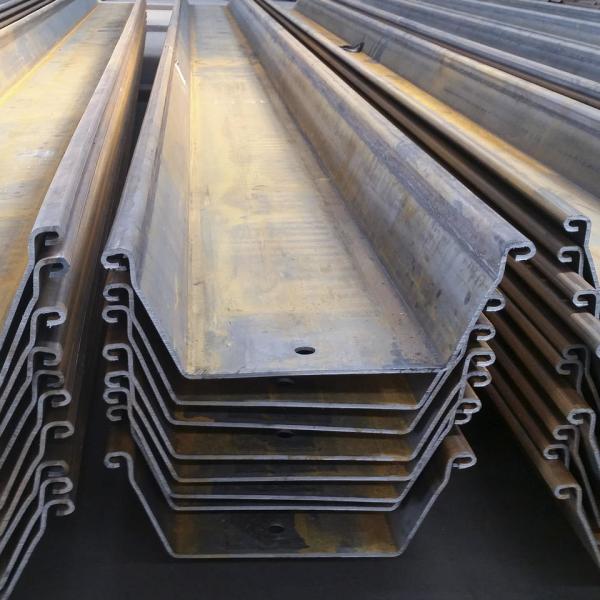 S390 Metal Steel Sheet Piling Piles Cold Form U Type For Construction