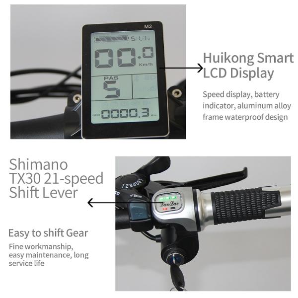 130km 26 Inch Electric Mountain Bike , 23AH Battery Powered Mountain Bike