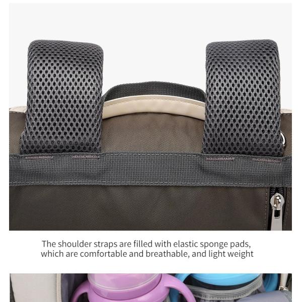 ISO9001 Softback Multifunction Travel Diaper Bag Backpack Water Resistant