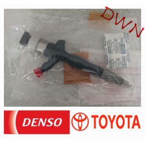 China TOYOTA diesel fuel Engine denso diesel fuel injection common rail injector 23670-0L070 on sale
