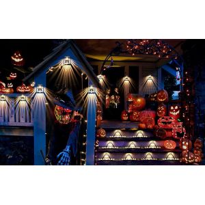 China Constant Bright Solar Fence Light RGB Model Rectangle Solar Powered wholesale