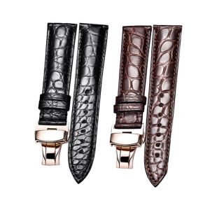 Buy cheap Genuine Tue Crocodile Leather Watch Band Belt Bracelet Wristband Clock Repair from wholesalers