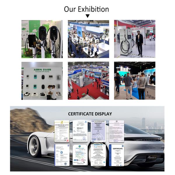 UL94-V0 Flame Class 16A-32A Type 1 to Type 2 EV Charging Cable for Electric Vehicles