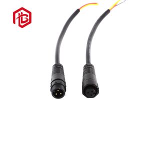 Customized M12 Male Female Electrical Cable Connector 2 3 4 5 6 7 8 Pin IP68 Waterproof Cable Connector