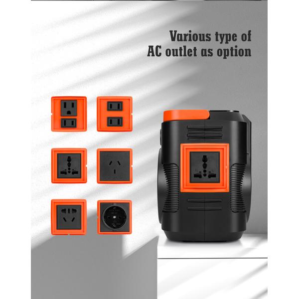 100W Solar Portable Power Station Battery 110V 220V Generator For Outdoor Camping