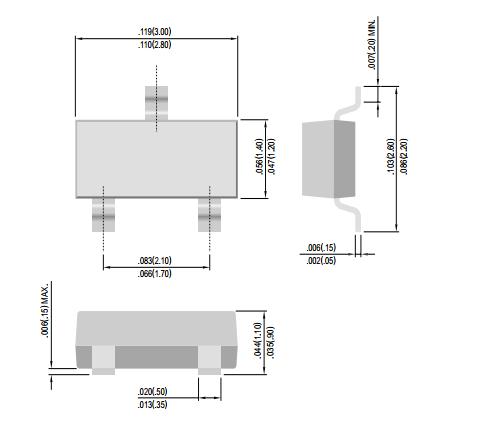 Mmbd4148 High Speed Switching Diode , Surface Mount Zener Diode Fast Switching