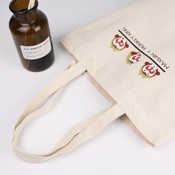 12oz Cotton Washable Canvas Grocery Bags Students Canvas Bags For School